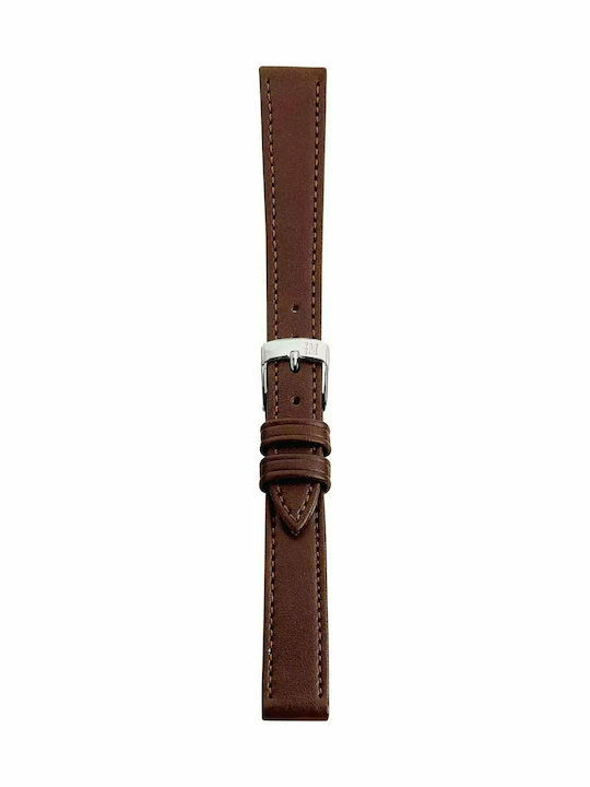 Morellato Point Leather Strap Brown 18mm