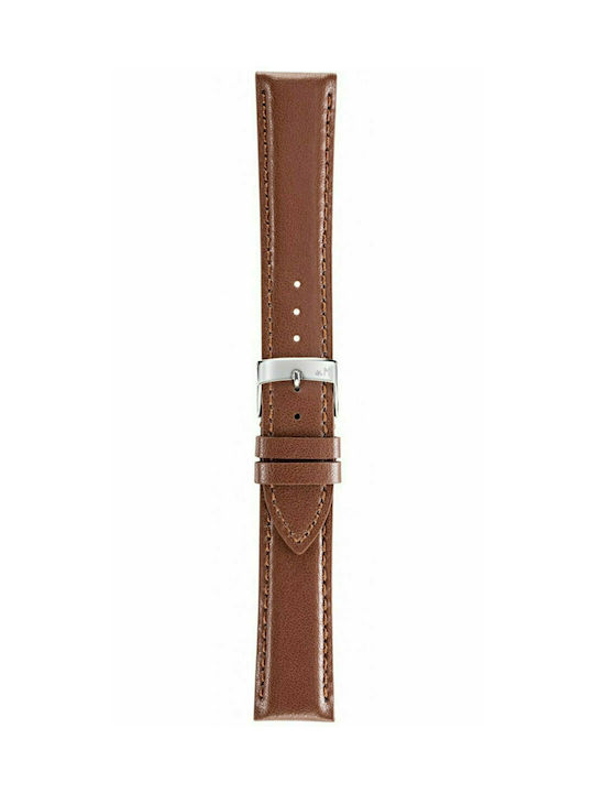 Naxos Save Nature Leather Strap Brown 18mm