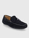 Mc Bay Men's Suede Moccasins Blue