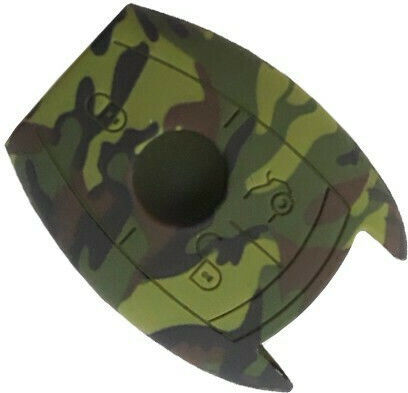 Husă Cheie din Silicon cu 3 Butoane pentru Mercedes Benz Armata în Culoarea Verde