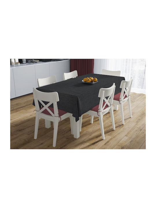 Dimcol Tablecloth Stain Resistant Panama Black ...