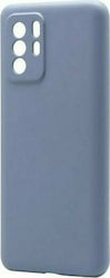 iNOS Liquid Silicone Back Cover Grey / Blue (Poco X3 GT)