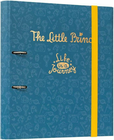 Grupo Erik Mappe mit 2 Ringen für Papier A4 Blau The Little Prince 1Stück