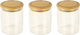 Pebbly Plastic Spice Jar 3pcs