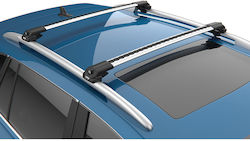 Can Auto Roof Bars Aluminum Air1 86cm. for Cars with Factory Bars (with Roof Rack Legs and Lock) Silver