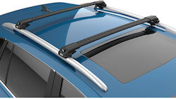 Can Auto Roof Bars Aluminum Air1 86cm. (with Roof Rack Legs and Lock) Black