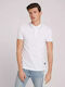 Tom Tailor Men's Short Sleeve Blouse Polo White