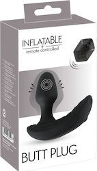 You2Toys Inflatable Anal Plug with Wireless Functionality and Vibration Black