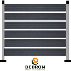 Dedron Deck Περίφραξης Κήπου από WPC 360x12x2εκ.