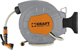 Kraft Automatic Wall Mounted Hose Reel with Hose 25m Kraft Automatic Wall Mounted Hose Reel with Hose 25m