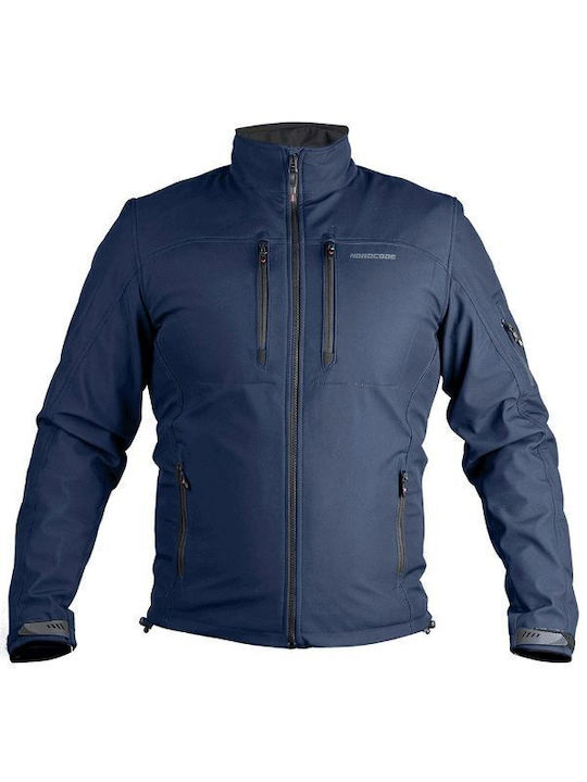 Nordcode Pulse Мъжко Мотоциклетно яке Softshell Син