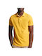 Superdry Ανδρικό T-shirt Polo Κίτρινο