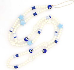 Ds Crystal DS Crystal Λουράκι Λαιμού 80cm για Κινητά Blue Star