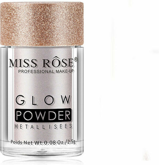 Miss Rose Glow Прах Сенки За Очи В Прах С Бял Цвят 2.5гр