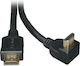 Intronics Angle (90°) Cable HDMI male - HDMI male 3m Μαύρο