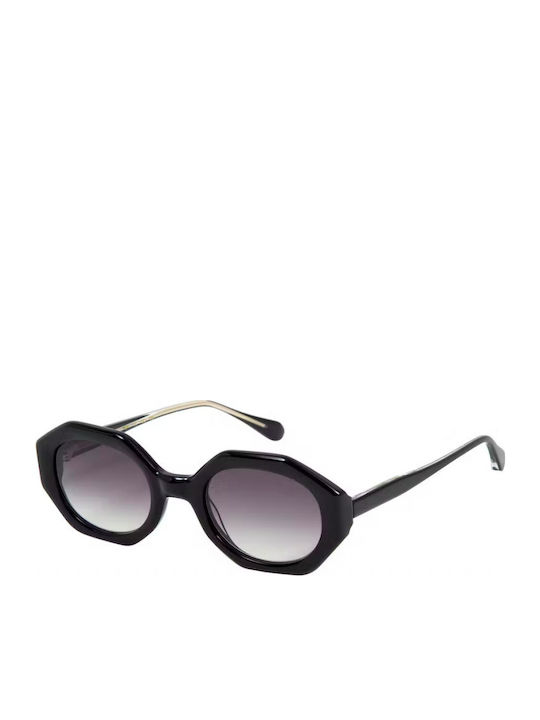 Gigi Barcelona Molly Damen Sonnenbrille mit Kunststoff Gestell Black 6686/1