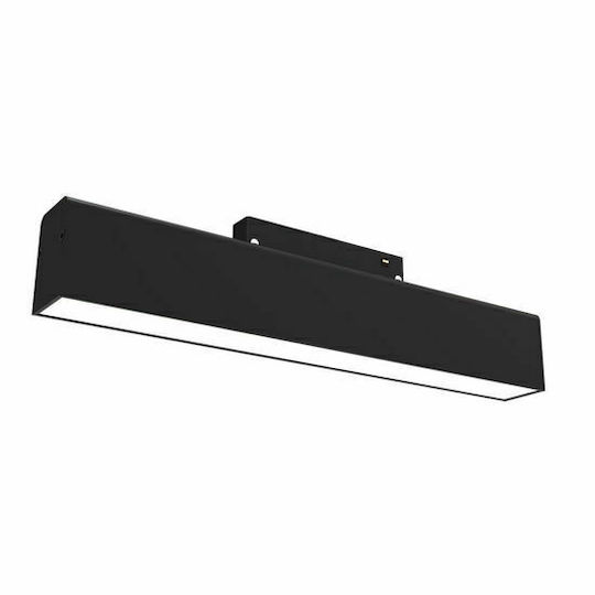 Optonica LED Комерсиално Линейно Осветление Светило Таван 10W Топло бяло IP20 с Регулируема Интензивност Ш30xД2.2xВ2.5см.