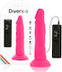 Diversia Flexible Vibrating Dildo Realistic Vibrator 23cm Pink