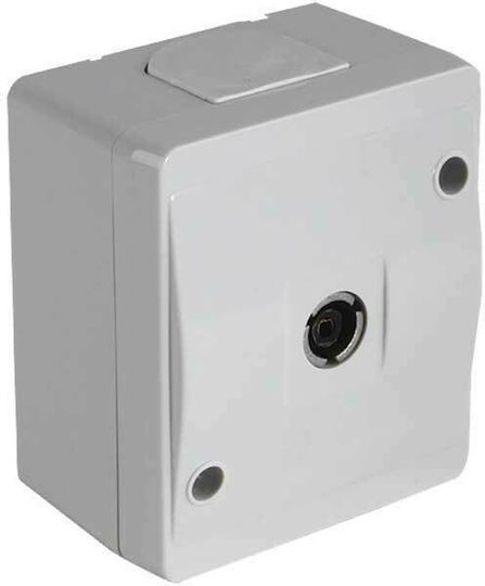 Mutlusan TV Aerial Antenna Socket White 15170G