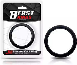 IntoYou Solid Silicone Cock Ring Cock Ring Schwanz Silikon Black
