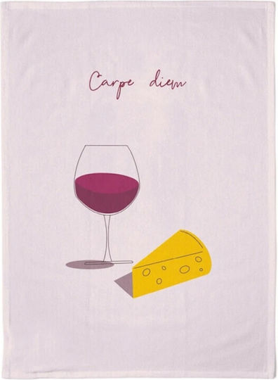 Chic Mic Carpe Diem Handtuch aus 100% Baumwolle in Rosa Farbe