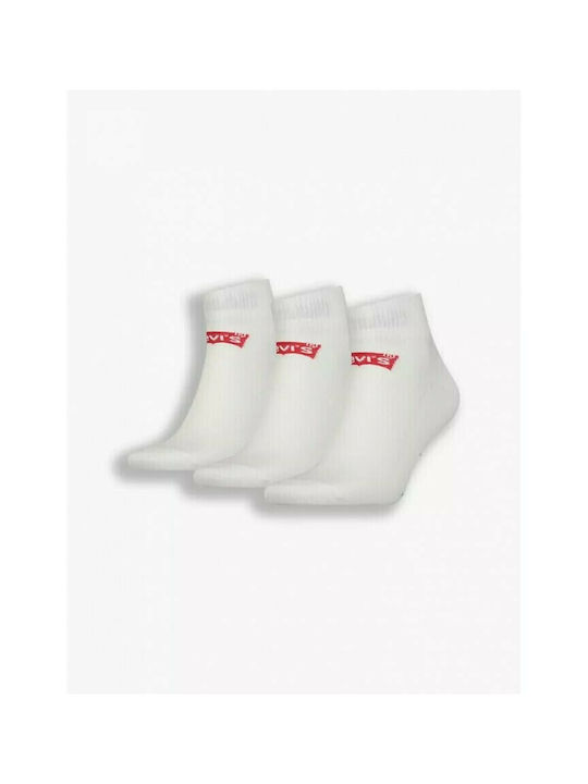 Levi's Einfarbige Socken Weiß 3Pack