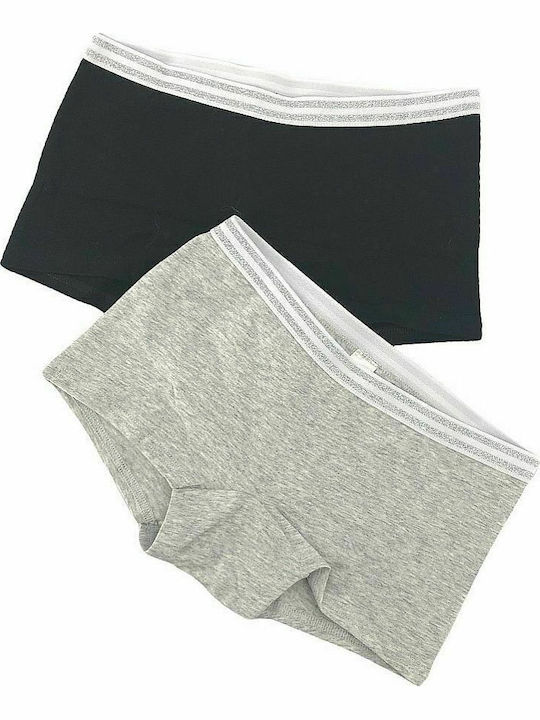 IDER Kids' Set with Boxers Black, Grey 2pcs