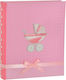 Prince Silvero Kinderalbum Rosa aus Silber 20x25cm