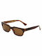 A.Kjaerbede Bror Sunglasses with Brown Acetate Frame and Brown Lenses KL2108-004