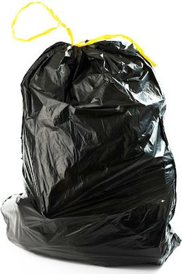Zakoma Trash Bags with Drawstring 52x75cm 10pcs Black