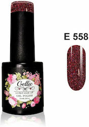 Gellie Semi-Permanent Nail Polish E 558 with Gl...