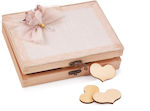 Όλγα Ζαφειράκη ZAF2080A Wedding Wish Box Beige 21x16x5cm