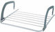Newest Hanging Clothes Drying Rack for Balcony Metallic 49x28cm