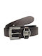 40103 Herren Gürtel Leder Braun