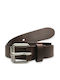 40102 Herren Gürtel Leder Braun