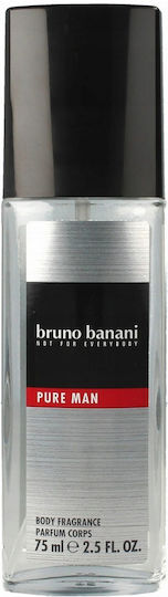 Bruno Banani Pure Men Deodorant Αποσμητικό σε Spray 75ml
