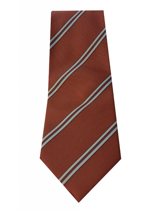 Tie High quality fabric Handmade product Quality control for each piece individually striped brown