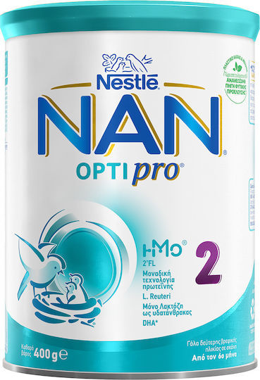 Nestle Milk Powder Nan Optipro 2 for 6m++ Months 400gr