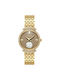 Vogue Saint Tropez Uhr mit Gold Metallarmband