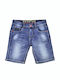 Șort/Salopetă Copii Denim Albastru deschis