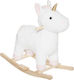 Atmosphera Unicorn Rocking Toy Unicorn for 24+ Months White