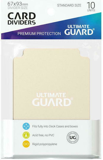 Ultimate Guard Card Dividers Standard Size Card Divider Standard Size 10pcs Sand