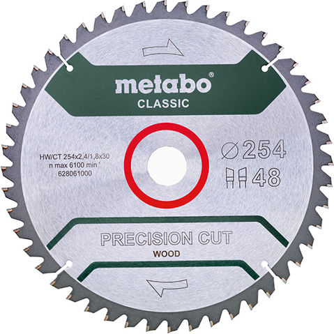 Metabo Z48 WZ Schneidscheibe Holz 254mm