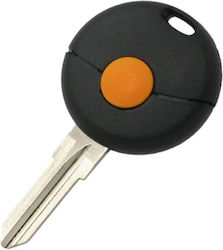 Car Key Shell with Blade with 1 Button for Smart Smart