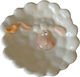 Marva Easter Plate Porcelain White 5.5x26.1x26cm