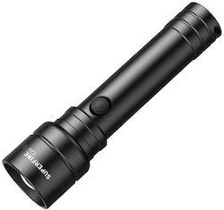 Supfire Rechargeable Flashlight LED Waterproof IP46 with Maximum Brightness 280lm C20