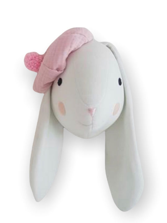 White bunny with a cap