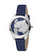 Just Cavalli Pantera Uhr mit Blau Lederarmband