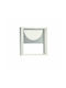 Ondaluce Modern Lamp Wall with Integrated LED and Warm White Light Silver 25x25x9cm