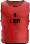 Liga Sport Mesh Bibs Premium Training Bib in Κόκκινο Color